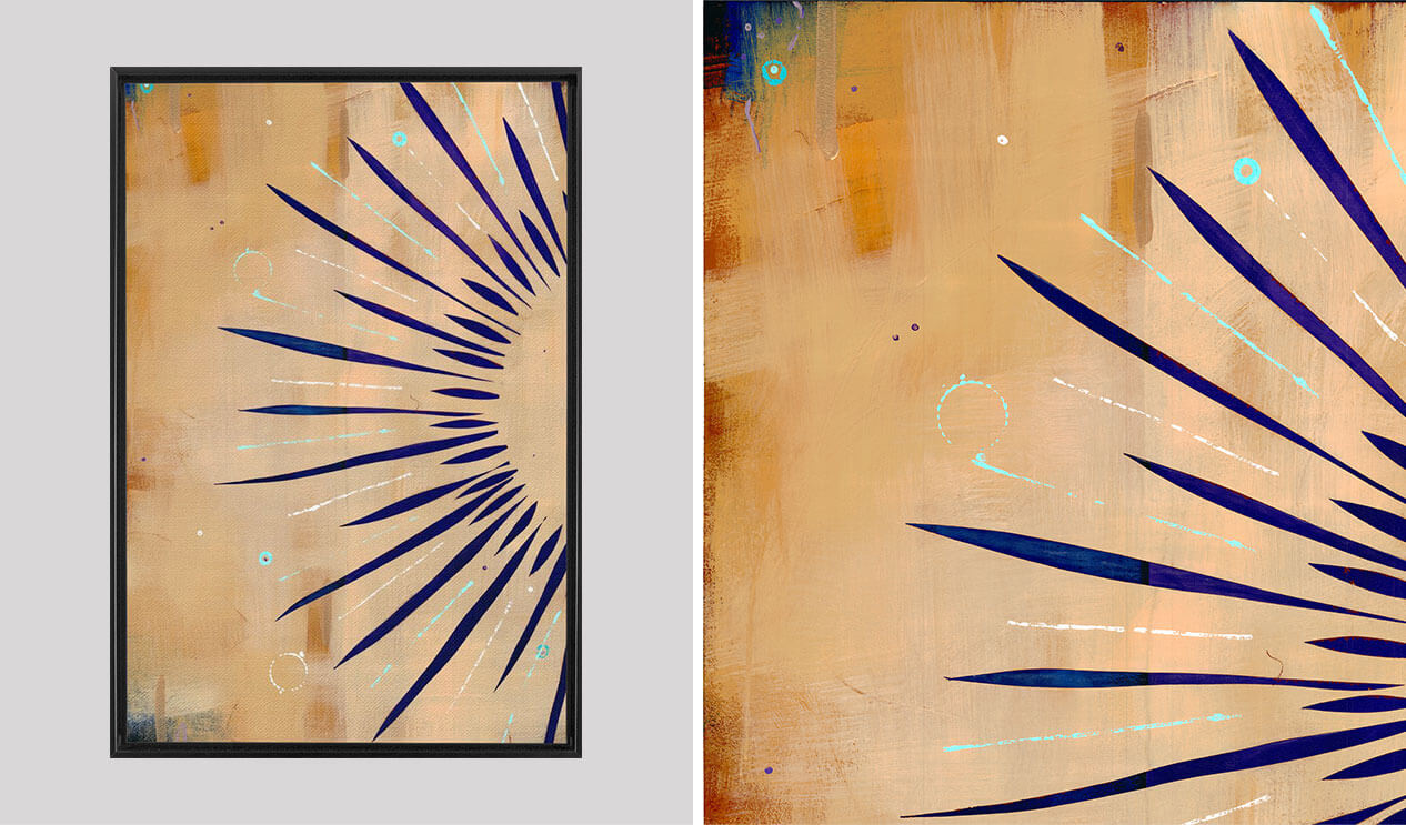 Starburst LS-1 framed with detail view