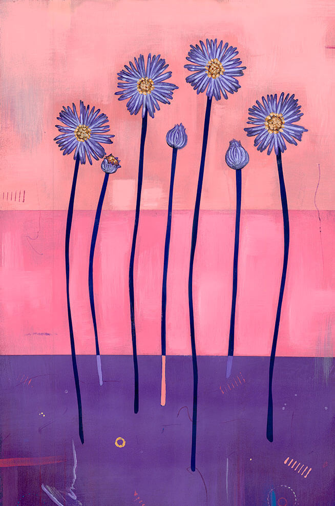 Enchanted Aster Print