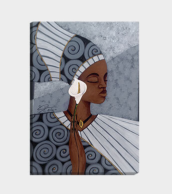 Cala Lily Canvas Wrap