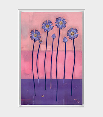 Enchanted Aster Oversized Print