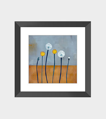 Dandelion Wishes Square Mini Print