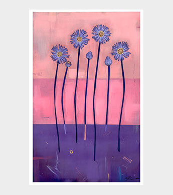 Enchanted Aster Print
