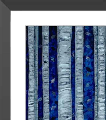 Silver Birch Mini Print Zoomed