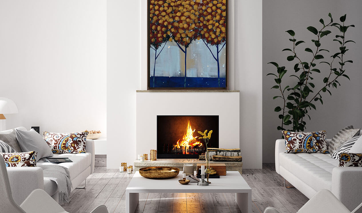 Winter Gold Forest Collection environmental view